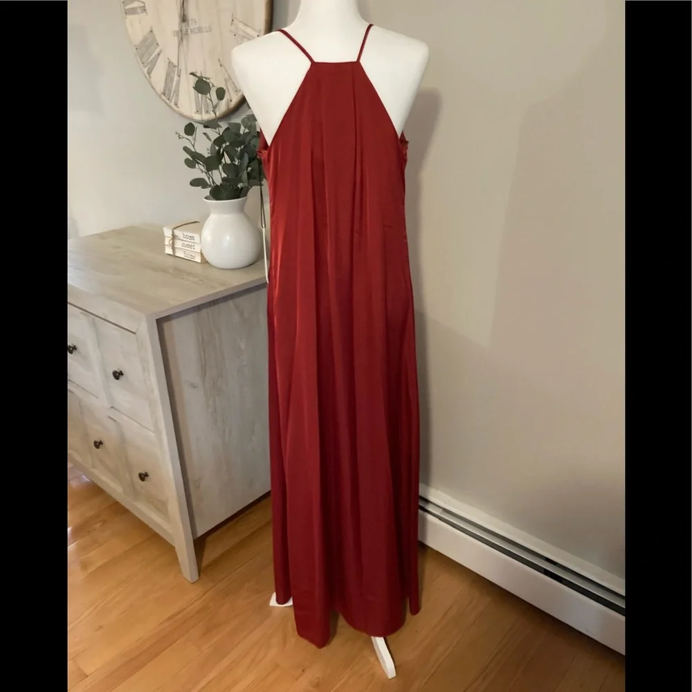 ❌SOLD Nicole Miller New York red Maxi - Picture 5 of 8